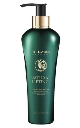 T-LAB-Шампунь T-LAB Professional Natural Lifting Duo для об'єму та життєвої енергії волосся 300 мл-5060466662582