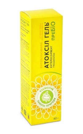 АТОКСІЛ ГЕЛЬ-Атоксил гель Пребіотик стік-пакет 20 г 4 шт-4820080540618-