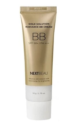 NEXTBEAU-ВВ крем Nextbeau Gold Solution Radiance Light Beige 50 г-8809696983589-