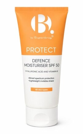 B.-Крем для лица защитный с витамином Е и гиалуроновой кислотой SPF 50 Superdrug Protect 75 мл-8131850-