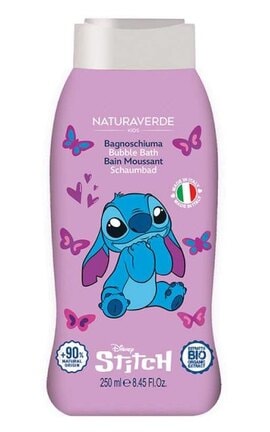 NATURAVERDE KIDS-Дитяча піна для ванни Naturaverde Kids Disney Stitch Bubble Bath 250 мл-8029241137568-