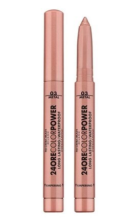 DEBORAH GROUP S.r.l-Тіні-олівець для повік Deborah 24Ore Color Power Waterproof водостійкі 03 Rose Bronze 1.4 г-8009518386578-