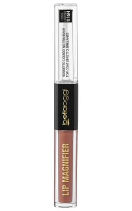 BELLAOGGI-Помада-блеск для губ Bellaoggi Lip Magnifier 16H Liquid Lipstick 2 в 1 202 4,7 мл-8028997018794-