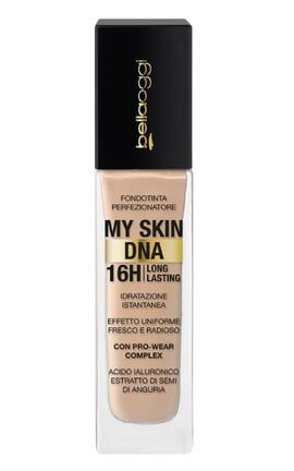 BELLAOGGI-Тональная основа для лица Bellaoggi My Skin DNA 16H 10N - Ivory Cream 34 г-8028997014932-
