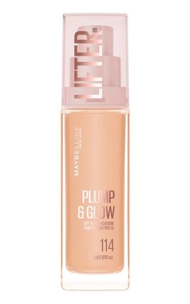 MAYBELLINE NY-Тональный крем Maybelline New York Lifter Plump & Glow Foundation SPF15 оттенок 114 30 мл-3600531716257-