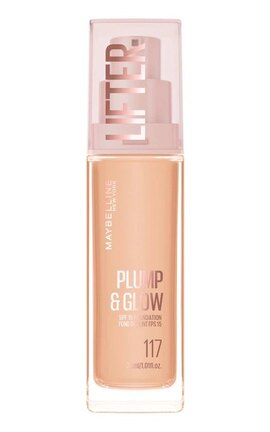 MAYBELLINE NY-Тональный крем Maybelline New York Lifter Plump & Glow Foundation SPF15 оттенок 117 30 мл-3600531716271-