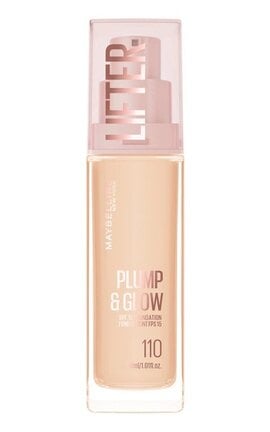 MAYBELLINE NY-Тональный крем Maybelline New York Lifter Plump & Glow Foundation SPF15 оттенок 110 30 мл-3600531716233-