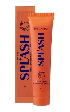 SPLASH-Зубная паста Splash Освежающая со вкусом манго 75 г-4820266832322