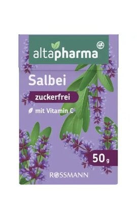 ALTAPHARMA-Леденцы с шалфеем Altapharma 50 г-4305615615660-