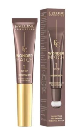 EVELINE-Ультракремовый бронзер для лица Eveline Cosmetics Wonder Match Bronzer 02 14 мл-5903416080015-