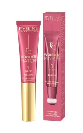 EVELINE-Ультракремові рум'яна для обличчя Eveline Cosmetics Wonder Match Blush 01 14 мл-5903416080039-