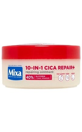 MIXA-Многофункциональный восстанавливающий крем Mixa Cica Repair+ плотной текстуры для потрескавшейся, огрубевшей чувствительной кожи тела 150 мл-3600551188331-