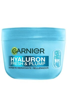 SKIN NATURAL-Увлажняющий крем-сорбет Garnier Hyaluron Fresh & Plump Hydrating Sorbet Cream С гиалуроновой кислотой для придания свежести и упругости коже лица 85 г -3600542663243-