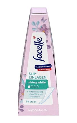 FACELLE-Прокладки жіночі щоденні Facelle Stringт 30 шт-4305615467276-