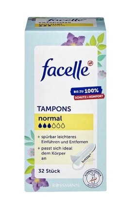 FACELLE-Тампони жіночі гігієнічні Facelle Normal Comfort 32 шт-4305615465715-