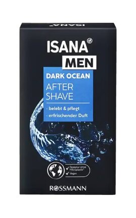 ISANA MEN-Лосьйон після гоління чоловічий Isana Men Dark Ocean 100 мл-4305615614274