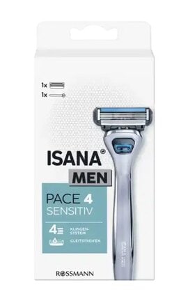 ISANA MEN-Станок для бритья мужской Isana Men Pace 4 1 шт-4305615613925-