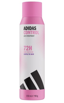 ADIDAS-Дезодорант-спрей для тіла Adidas Dry Max Control для жінок 150 мл-3616303440527
