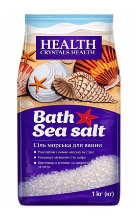 CRYSTALS HEALTH-Сіль морська для ванн Crystals Health 1 кг-4820106490194-
