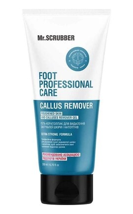 MR.SCRUBBER-Гель-кератолітик для видалення загрубілої шкіри і натоптнів Mr.Scrubber Foot Professional Care 200 мл-4820200232652-