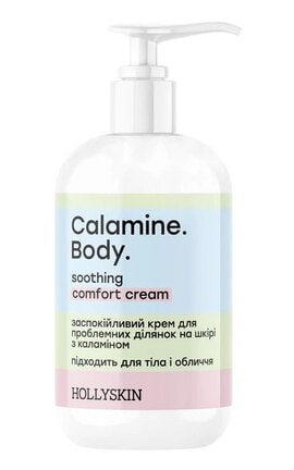 HOLLISKIN-Заспокійливий крем Hollyskin Calamine. Body. з Каламіном для проблемних ділянок на шкірі 200 мл-4823109702769-