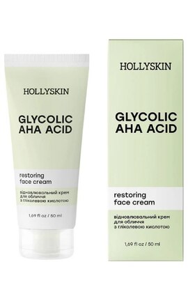 HOLLISKIN-Крем для лица Hollyskin Glycolic AHA Acid Face Cream с гликолевой кислотой 50 мл-4823109700628-