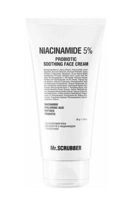 MR.SCRUBBER-Заспокійливий крем для обличчя Mr.Scrubber Niacinamide 5% з Ніацинамідом і Пробіотиком 50 г-4823109702233-