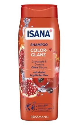 ISANA-Шампунь для волос Isana блеск цвета 300 мл-4305615566153-