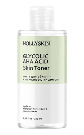 HOLLISKIN-Тоник для лица Hollyskin Glycolic AHA Acid Skin Toner 250 мл-4823109700154-