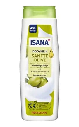 ISANA-Молочко для тела Isana Bodymilk Sanfte Olive Rossmann Масло для сухой кожи 400 мл-4068134014733-
