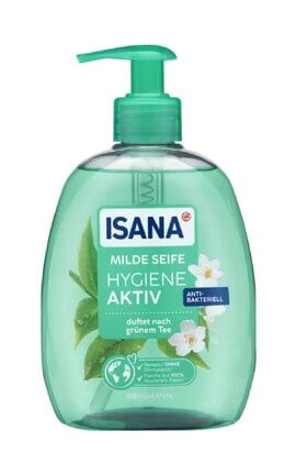 ISANA-Мыло жидкое Isana Зеленый чай для рук с дозатором 500 мл-4305615776484-