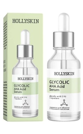 HOLLISKIN-Сироватка для обличчя Hollyskin Glycolic AHA Acid Serum 30 мл -4823109700253-