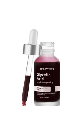 HOLLISKIN-Кислотна пілінг-сироватка для обличчя Hollyskin Glycolic Acid 30 мл-4820200411057-