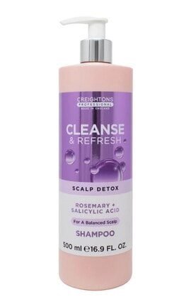 CREIGHTONS-Шампунь для волосся Creightons Professional Cleanse & Refresh глибоке очищення і детоксикація 500 мл-5015833001181-