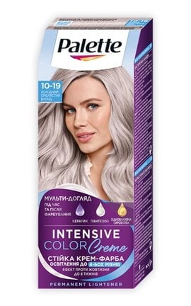 PALETTE-Крем-краска для волос Palette тон 10-19 Холодный серебристый Блонд 1 шт-9000101607499-