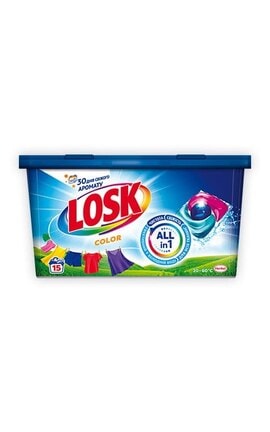 LOSK-Тріо-капсули для прання кольорових речей Losk Power Caps Color 15 шт -9000101803457-