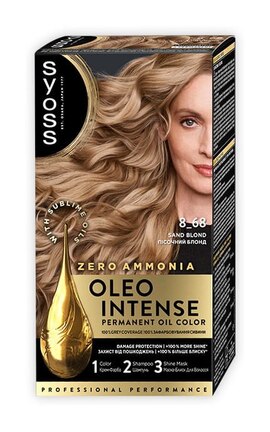 OLEO INTENSE-Стойкая краска для волос без аммиака SYOSS Oleo Intense 8-68 Жемчужный блонд 115 мл-9000101705928-