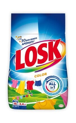 LOSK-Пральний порошок Losk для кольорових речей 2400 г-9000101805529-
