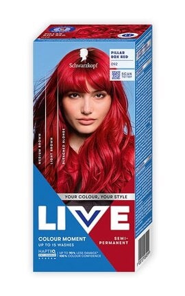 LIVE-Напів-стійка крем-фарба для волосся Schwarzkopf LIVE Ultra Brights Pillar Box Red 092 Перчик Чилі -9000101069099-