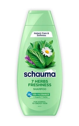 SCHAUMA-Шампунь для волос Schauma Семь трав 400 мл-3838824086750