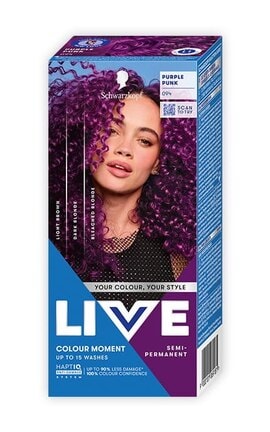 LIVE-Напів-стійка крем-фарба для волосся Schwarzkopf LIVE Ultra Brights Purple Punk  094 Фіолетовий Панк-9000101069181-