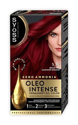 OLEO INTENSE-Краска для волос Syoss Oleo Intense стойкая с маслами 5-92 Ярко-красный-9000100814737-