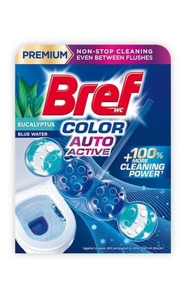 BREF-Блок гигиенический для унитаза Bref Blue Aktiv Эвкалипт 50 г-9000101853087