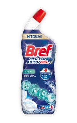 BREF-Гель для чистки и дезинфекции унитазов Bref Excellence gel Color Active 700 мл-9000101310863-