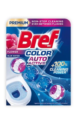 BREF-Блок гигиенический для унитаза Bref Blue aktiv Цветочная свежесть 50 г-9000101350746