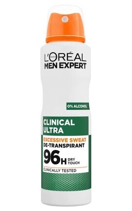 MEN EXPERT-Дезодорант-антиперспирант L'Oreal Paris Men Expert Clinical защита от пота до 96 часов 150 мл-3600524264635