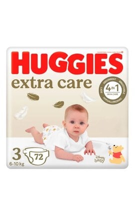 HUGGIES-Подгузники Huggies Extra Care Mega 3 6–10 кг 72 шт-5029053578095-