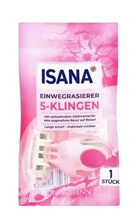 ISANA-Одноразова бритва Isana з 5 лезами 1 шт-4068134059765-