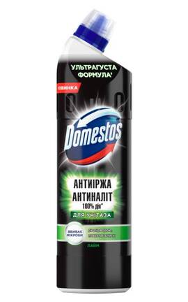 DOMESTOS-Засіб для чищення унітазу Domestos Антиіржа та анти наліт 750 мл-8717163631591-