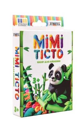 STRATEG-Набір для ліплення Strateg MIMI ТІСТО Панда 31055 Різнокольоровий shop-4823113893590-